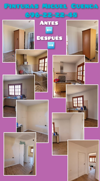 Dirección, horario, teléfono y opiniones de Pinturas Miguel Cuenca en Málaga